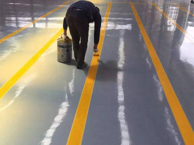 車間地坪劃線施工